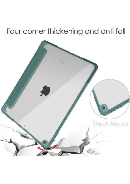 iPad 9 2021 Için Darbeye Dayanıklı Tablet Kılıfı Kalem Yuvalı Darbeye Dayanıklı Tablet Kılıfı (Yurt Dışından) modelleri