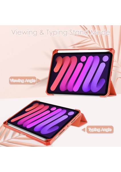 iPad Mini 6 2021 Kalem Yuvalı Darbeye Dayanıklı Tablet Kılıfı (Yurt Dışından)