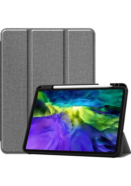 iPad Pro 11 2020/2018 Için Kalem Yuvalı Darbeye Dayanıklı Tablet Kılıfı (Yurt Dışından)