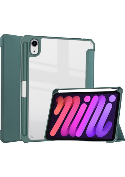iPad Mini 6 2021 Kalem Yuvalı Darbeye Dayanıklı Tablet Kılıfı (Yurt Dışından)