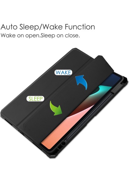 Xiaomi Pad 5/5 Pro Için Kalem Yuvalı Darbeye Dayanıklı Tablet Kılıfı (Yurt Dışından)