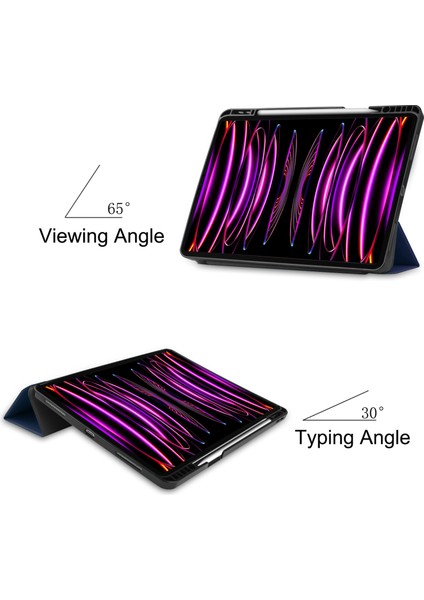 iPad Pro 12.9 2022 Için Darbeye Dayanıklı Tablet Kılıfı (Yurt Dışından)