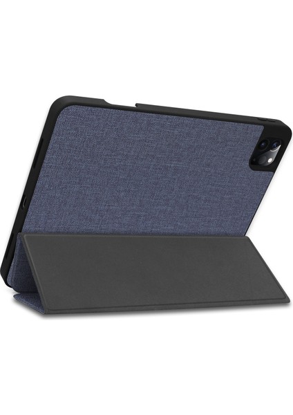 iPad Pro 12.9 2020/2018 Için Kalem Yuvalı Darbeye Dayanıklı Tablet Kılıfı (Yurt Dışından)