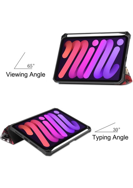 iPad Mini 6 2021 Için Darbeye Dayanıklı Tablet Kılıfı (Yurt Dışından)