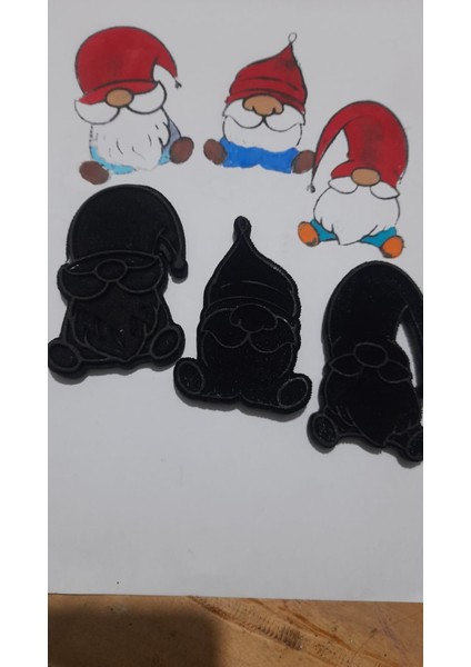 Şans Cüceleri Kolay Desen Stampa Seti(3 Lü Set)