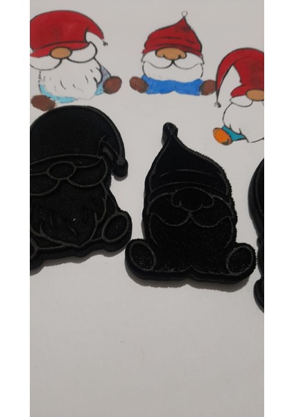 Şans Cüceleri Kolay Desen Stampa Seti(3 Lü Set)