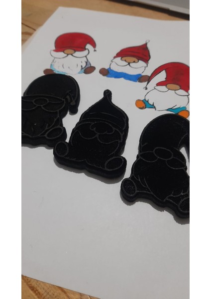 Şans Cüceleri Kolay Desen Stampa Seti(3 Lü Set)