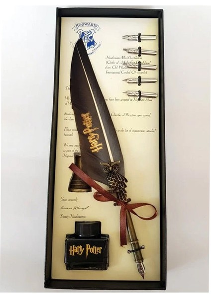 Keyfim Shop Kişiyee Özel Harry Potter Divit Kalemli Özel Tasarım Konspet Hediyelik Set