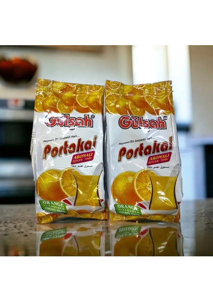 2 Adet Portakal Aromalı Içecek Tozu 300 gr