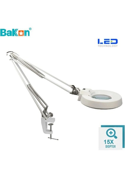 BK500C LED 15X Akrobat Büyüteç