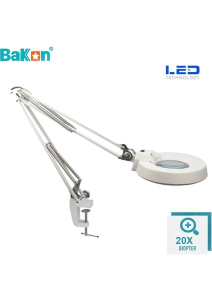 BK500C LED 20X Akrobat Büyüteç