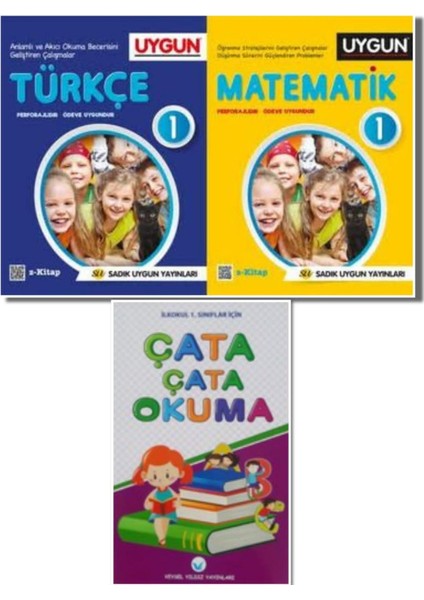 1. Sınıf Türkçe - Matematik - Çata Çata Seri Okuma Kitabı