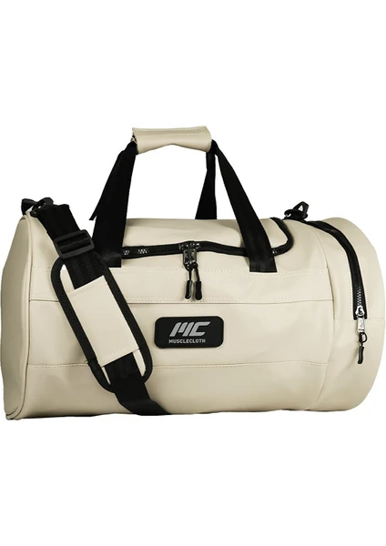 Elite Duffel Bag Silindir Spor Çanta Bej