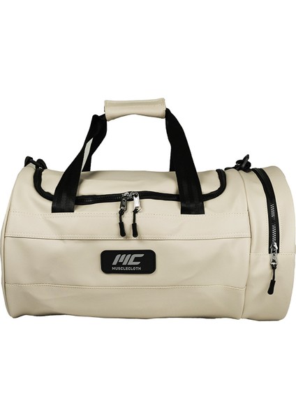 Elite Duffel Bag Silindir Spor Çanta Bej