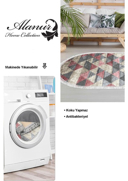 Dijital Salon Halısı Yıldız Deri Kaymaz Taban Saçaklı Oval Iskandinav Kitty Pudra modelleri