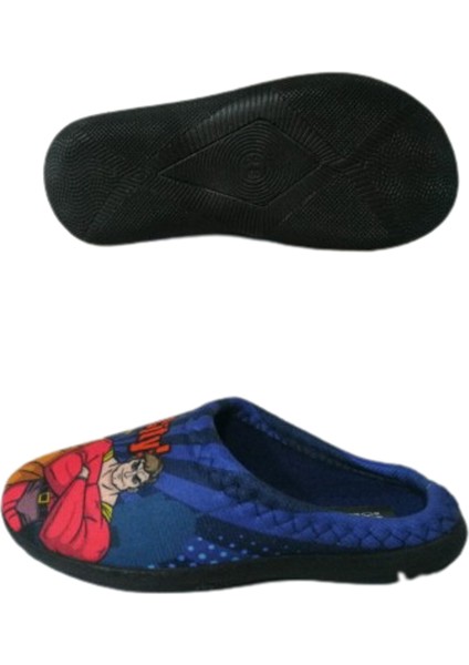 Erkek Çocuk Lacivert Night City Figürlü Ev Içi Terlik fırsatları