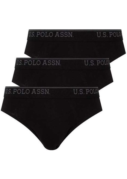 U.S. Polo Assn. 3 Adet Pamuklu Erkek Slip Külot