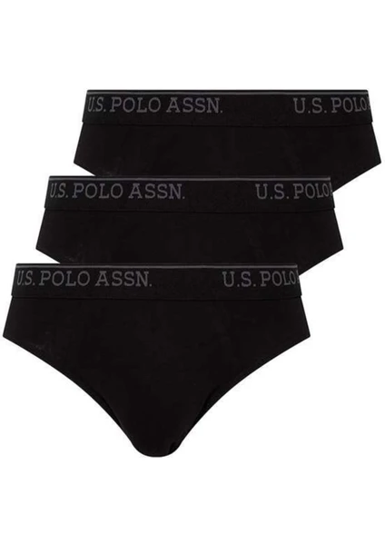 U.S. Polo Assn. 3 Adet Pamuklu Erkek Slip Külot