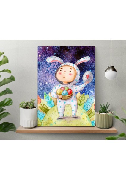 Paskalya Tasarımlı Kanvas Tablo 50X70CM Ev Dekorasyonu, Paskalya Hediyesi, Ev Hediyesi-1 indirimleri