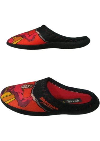 Erkek Çocuk Turuncu-Sarı Süper Kahraman Figürlü Ev Içi Terlik fırsatları