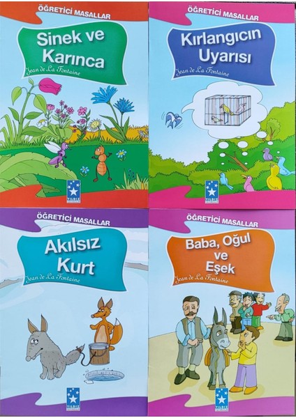 La Fontaine Masalları Seti 1. Sınıf 15 Kitap