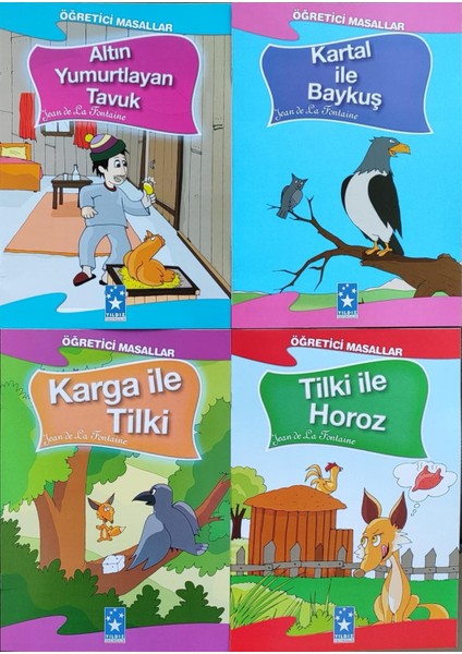 La Fontaine Masalları Seti 1. Sınıf 15 Kitap