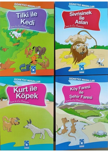 La Fontaine Masalları Seti 1. Sınıf 15 Kitap