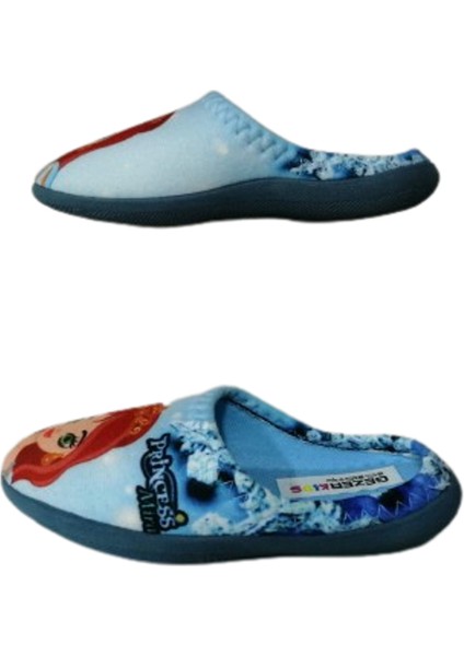 Kız Çocuk Mavi Prenses Figürlü Ev Içi Terlik fırsatları