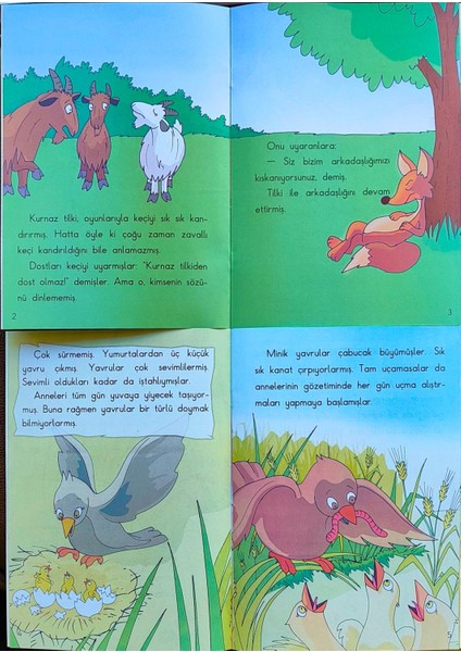 Ezop Masalları Seti 1. Sınıf 15 Kitap