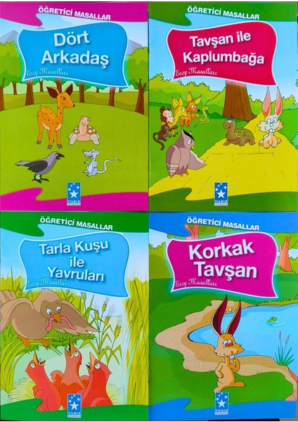 Ezop Masalları Seti 1. Sınıf 15 Kitap