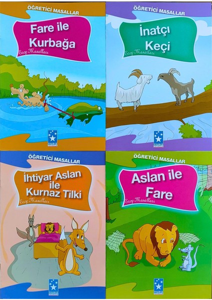 Ezop Masalları Seti 1. Sınıf 15 Kitap