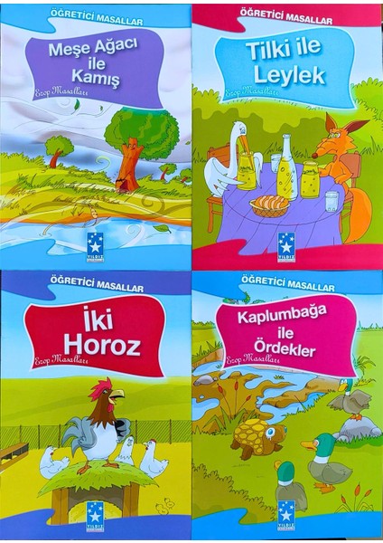 Ezop Masalları Seti 1. Sınıf 15 Kitap