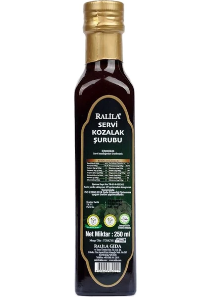 Ralila Servi Kozalak Şurubu 250 ml x 2 Adet