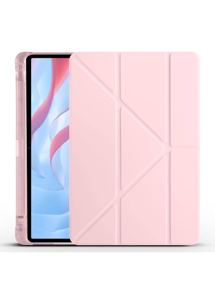 Huawei Honor Pad X8 Pro 11.5 Uyumlu Akıllı Kapak Kalem Bölmeli Tri Folding Tablet Kılıfı