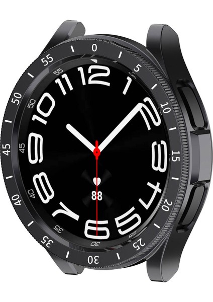 Samsung Galaxy Watch 6 Classic 47MM Uyumlu Sport Kasa ve Ekran Koruyucu Guard