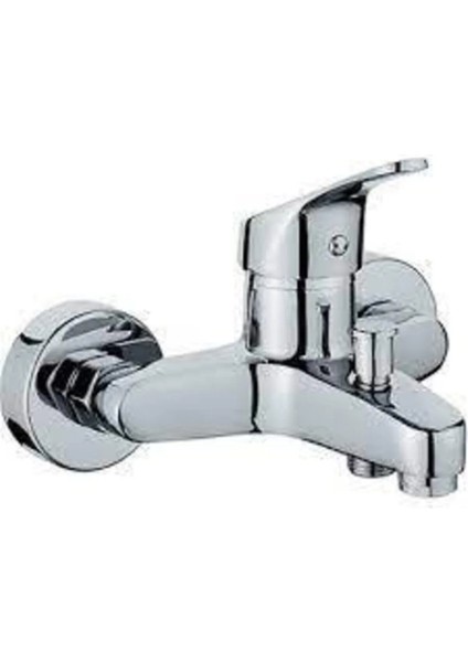 Krom Mix Banyo Duş Musluğu Çeşmesi Bataryası