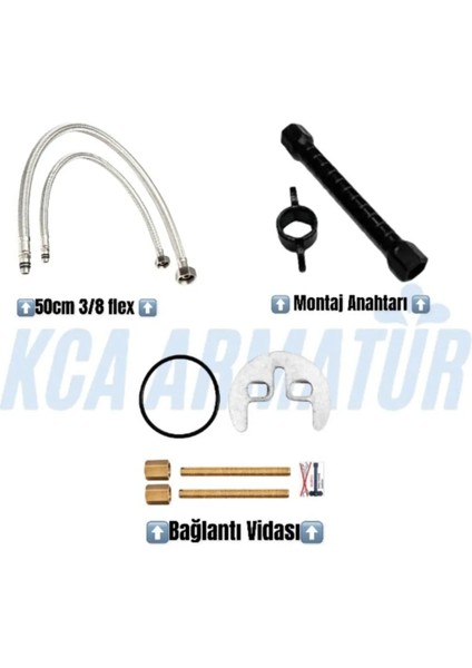 Beyaz Krom Lavabo Bataryası Musluğu Çeşmesi Çift Fonksiyonlu