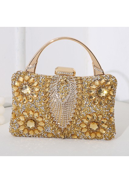 Ruyı Rhinestone Çivili Elbise Çantası Abiye Çanta (Yurt Dışından) fırsatları