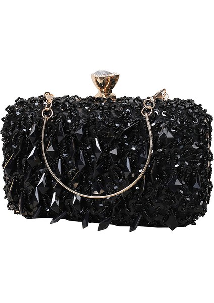 Ruyı Rhinestone Çivili Elbise Çantası Abiye Çanta (Yurt Dışından)