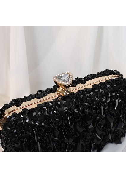 Ruyı Rhinestone Çivili Elbise Çantası Abiye Çanta (Yurt Dışından)