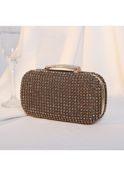Ruyı Rhinestone Çivili Elbise Çantası Abiye Çanta (Yurt Dışından)