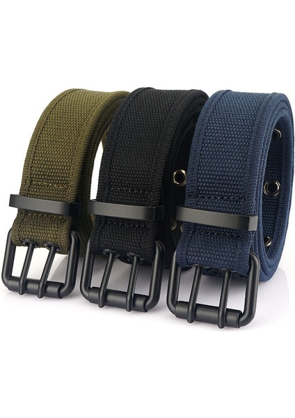 Günlük Çift Pimli Tokalı Yüz Kanvas Kemer (Yurt Dışından) modelleri