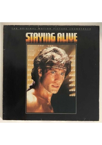 Staying Alive The Original Motion Picture Soundtrack Lp Plak (Orjinal 1983 Alman Baskı)