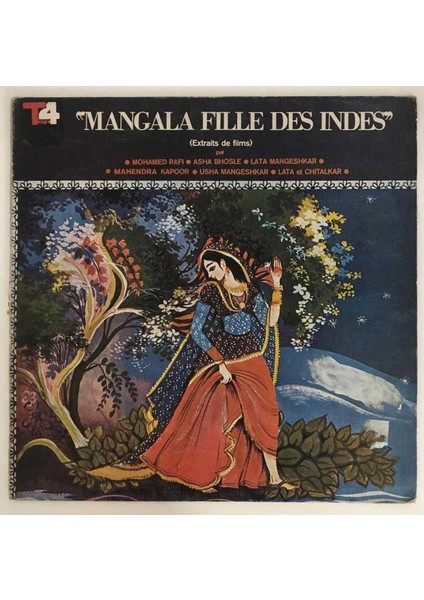 Mangala Fille Des Indes (Extraits De Films) Lp Plak (Orjinal Iran Dönem Baskı)