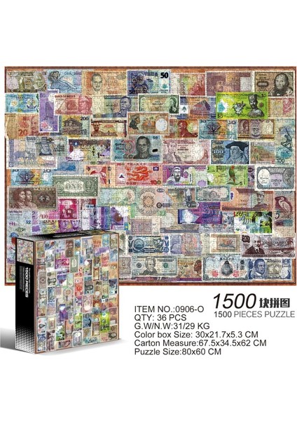 1500 Parça Kağıttan Uçak Puzzle (Yurt Dışından)