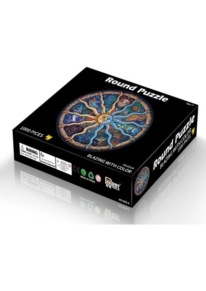 1000 Parçalı Dairesel Temalı Puzzle (Yurt Dışından)