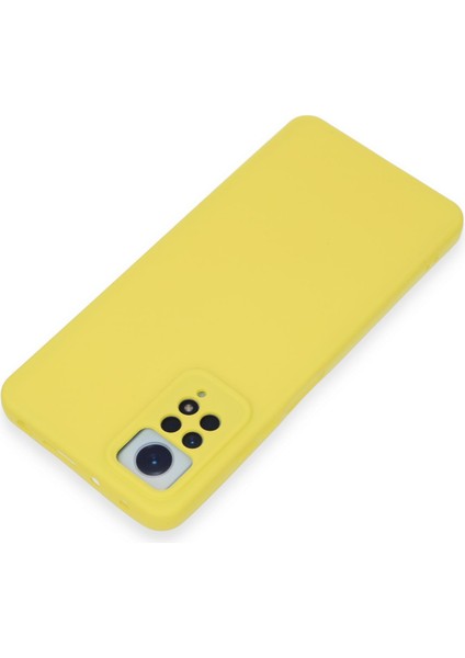 Xiaomi Redmi Note 12 Pro 4g Kılıf Nano Içi Kadife Silikon - Sarı 300099