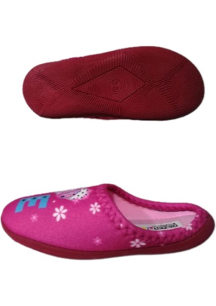 Kız Çocuk Pembe Love Figürlü Ev Içi Ultra Hafif Kaymaz Taban Kız Çocuk Terliği GZRTR5288 modelleri