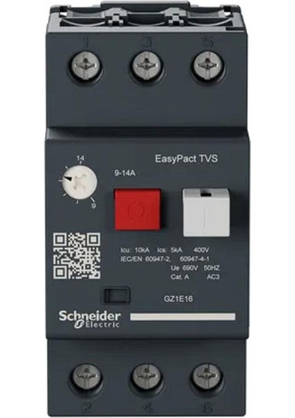 EASYPACT TVS GZ1E16 MOTOR KORUMA ŞALTERİ (9A-14A)
