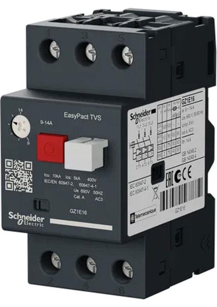 EASYPACT TVS GZ1E16 MOTOR KORUMA ŞALTERİ (9A-14A)